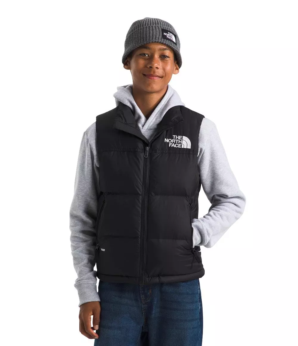 The North Face Big Kids' 1996 Retro Nuptse Vest -Black